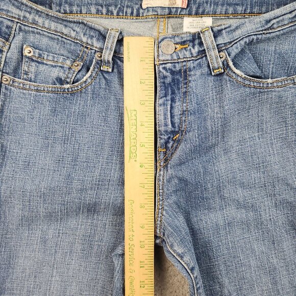 Levi's Jeans Womens Size 8 Curvy Bootcut Mid Rise 515 Stretch Blue Denim Ladies - Picture 6 of 12
